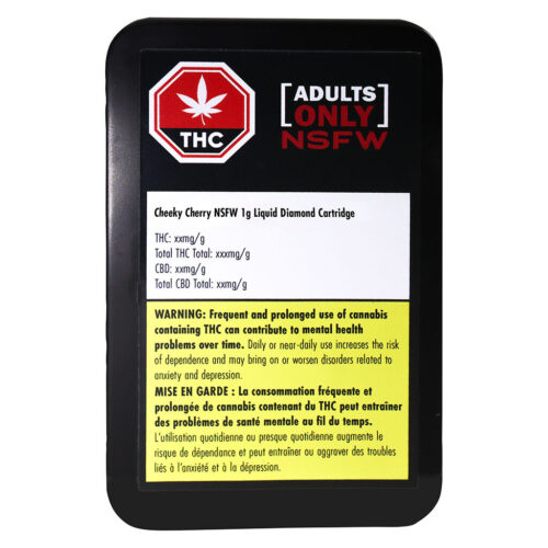 Adults Only - Cheeky Cherry NSFW Liquid Diamond 510 Thread Cartridge - 1g