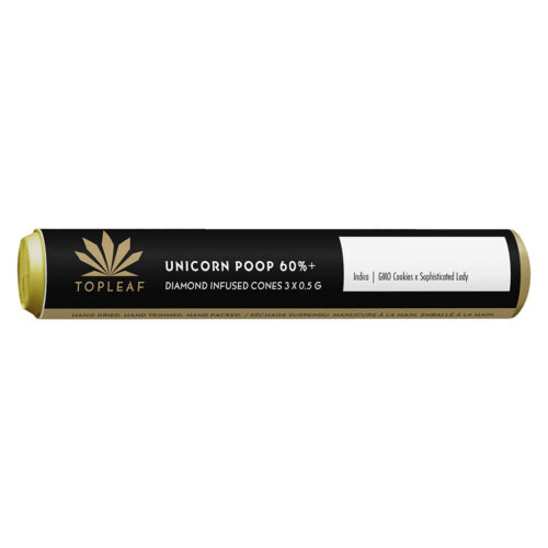 Top Leaf - Unicorn Poop 60+ Diamond Infused Cones - 3x0.5g