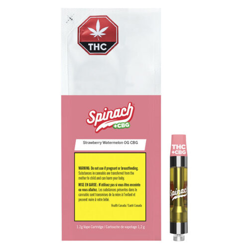Spinach - Strawberry Watermelon 10:1 THC CBG 510 Thread Cartridge - 1.2g