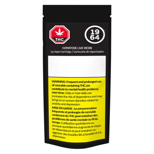 1964 - Comatose Live Resin 510 Thread Cartridge - 1g