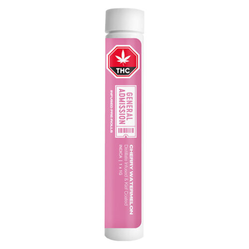 General Admission - Cherry Watermelon Distillate Infused Pre-Roll - 1x1g