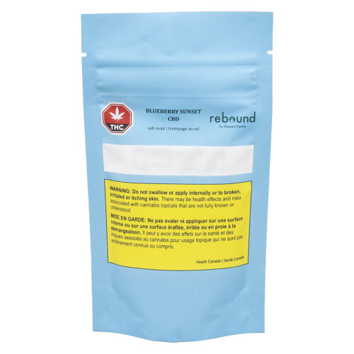 Rebound by Stewart Farms - Blueberry Sunset CBD Salt Soak - 125g