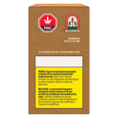 Treehugger - Rainbow ZKTLZ Slims Pre-Rolls - 10x0.4g