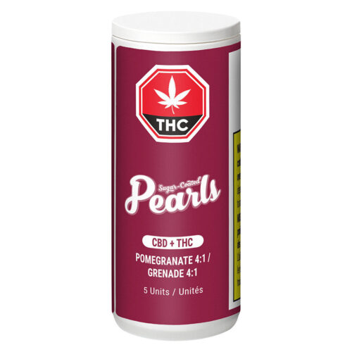 Pearls - Pomegranate 4:1 CBD/THC - 5 Pack