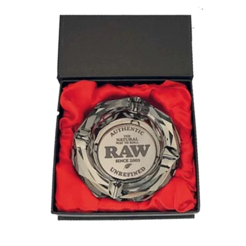 RAW - The Dark Side Crystal Glass Ashtray