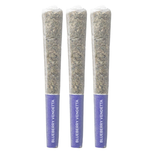 Pistol and Paris - LSO Collection - Blueberry Vendetta Pre-Rolls - 3x0.5g