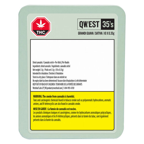 Qwest 35's - Grandi Guava Pre-Rolls - 10x0.35g