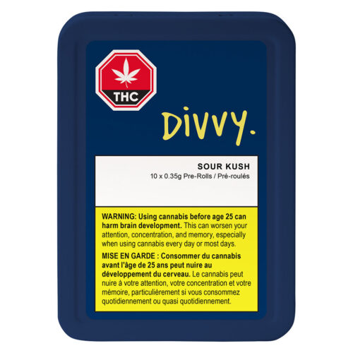 Divvy - Sour Kush Pre-Rolls - 10x0.35g