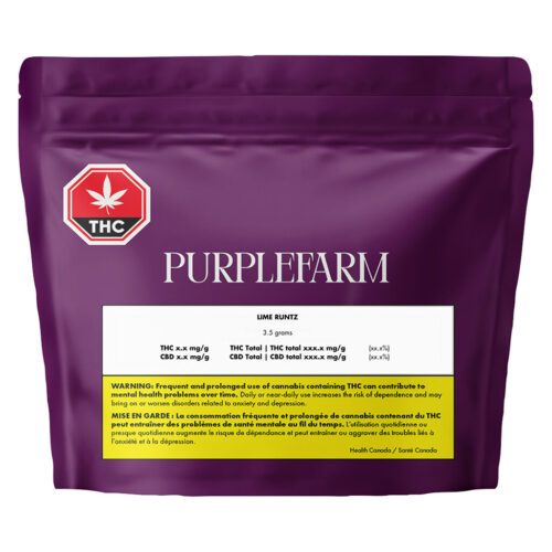 PURPLEFARM - Lime Rntz - 3.5g