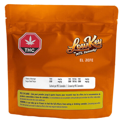 LowKey by MTL Cannabis - El Jefe - 7g