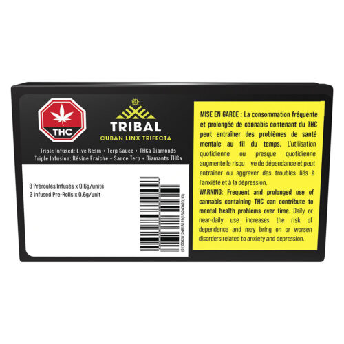 Tribal - Cuban Linx Trifecta Infused Pre-Rolls - 3x0.6g