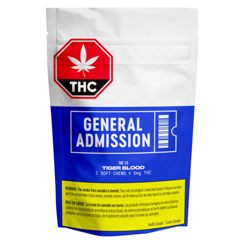 General Admission - Tiger Blood THC Gummies - 2 Pack