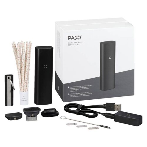 PAX Plus Dry Herb Vaporizer - Complete Kit - Onyx (Pax 3)