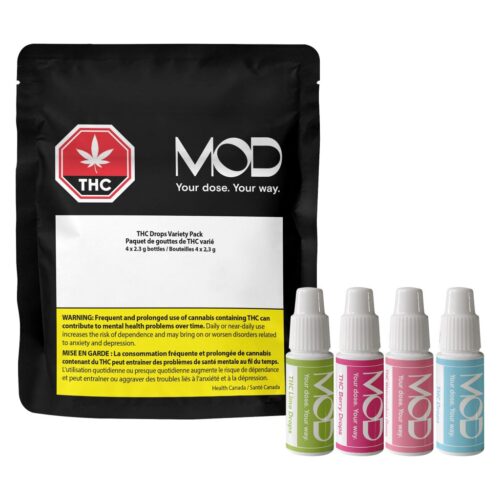 MOD - THC Drops Variety Pack - 4x60mg