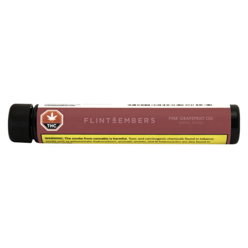Flint & Embers - Pink Grapefruit OG Pre-Roll - 1x1g