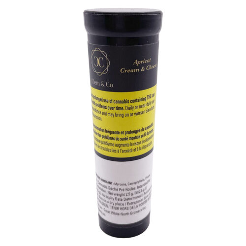 Clem & Co - Apricot Cream x Cheese 1:1 Pre-Rolls - 5x0.5g