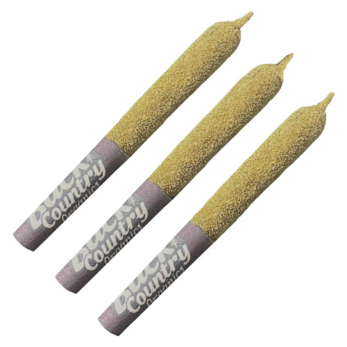 Back Country - GMO Bomb Rosin Infused Kief Coated Pre-Rolls - 3x0.5g