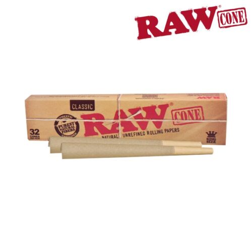 RAW - Classic Pre-Rolled Cones King Size - 32 Pack