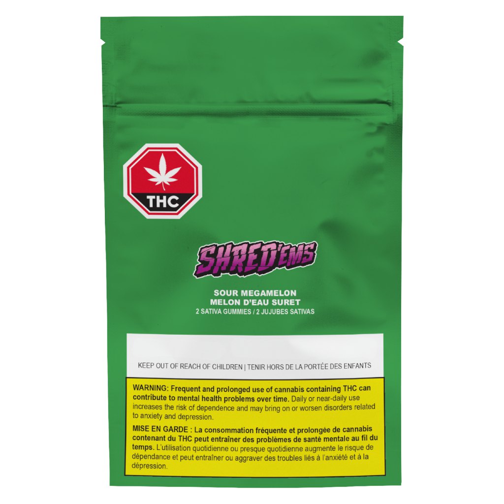 SHRED'EMS - Sour Megamelon Gummies - 2 Pack - Image 2