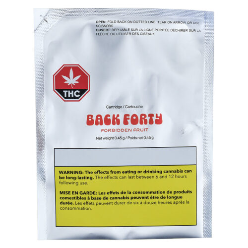 Back Forty - Forbidden Fruit 510 Thread Cartridge - 0.45g