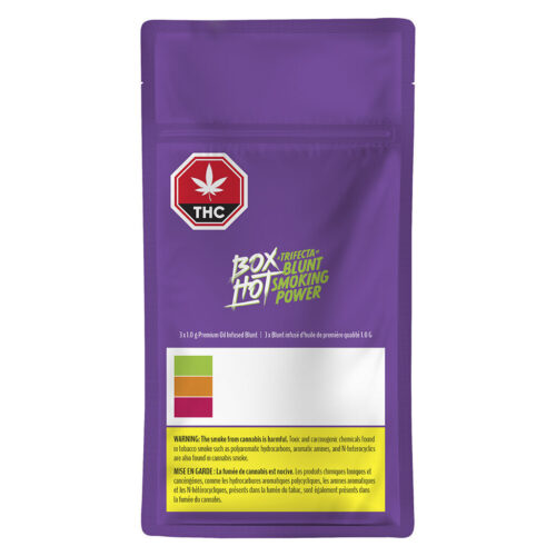 BOXHOT Fatties - Trifecta of Blunt Smoking Power Infused Blunt - 3x1g