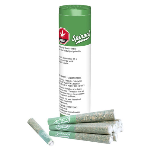 Spinach - Green Monster Breath Pre-Rolls - 10x0.35g